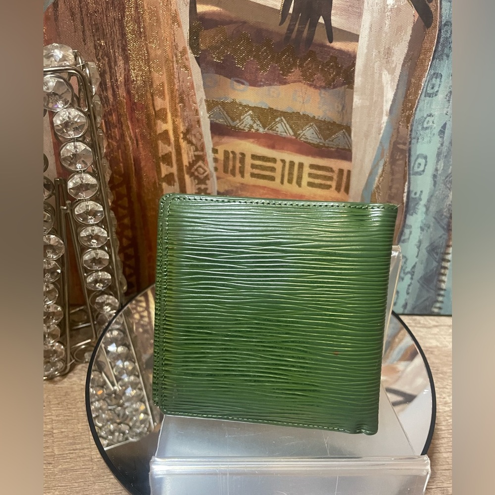 Vintage Louis Vuitton Wallet Green - Picture 3 of 9